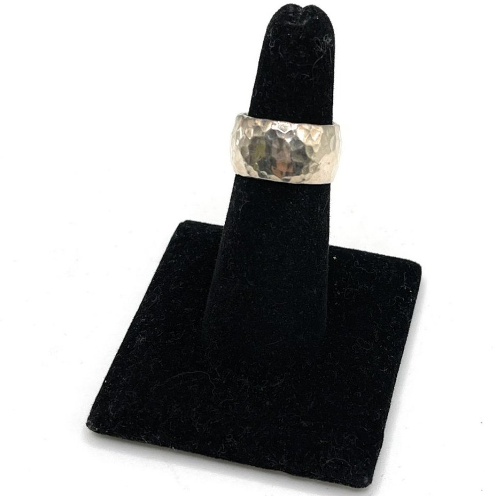 R1343 Retired Silpada Hammered Silver Ring